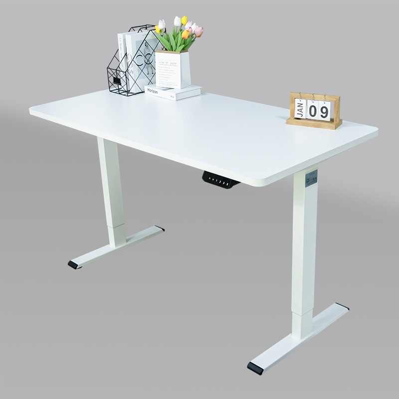 Reversed 2 legs standing desk frame