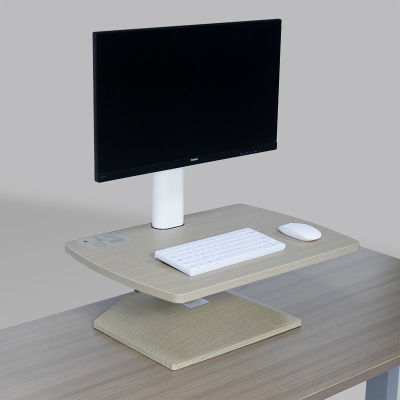 Ergonomic standing desk converter