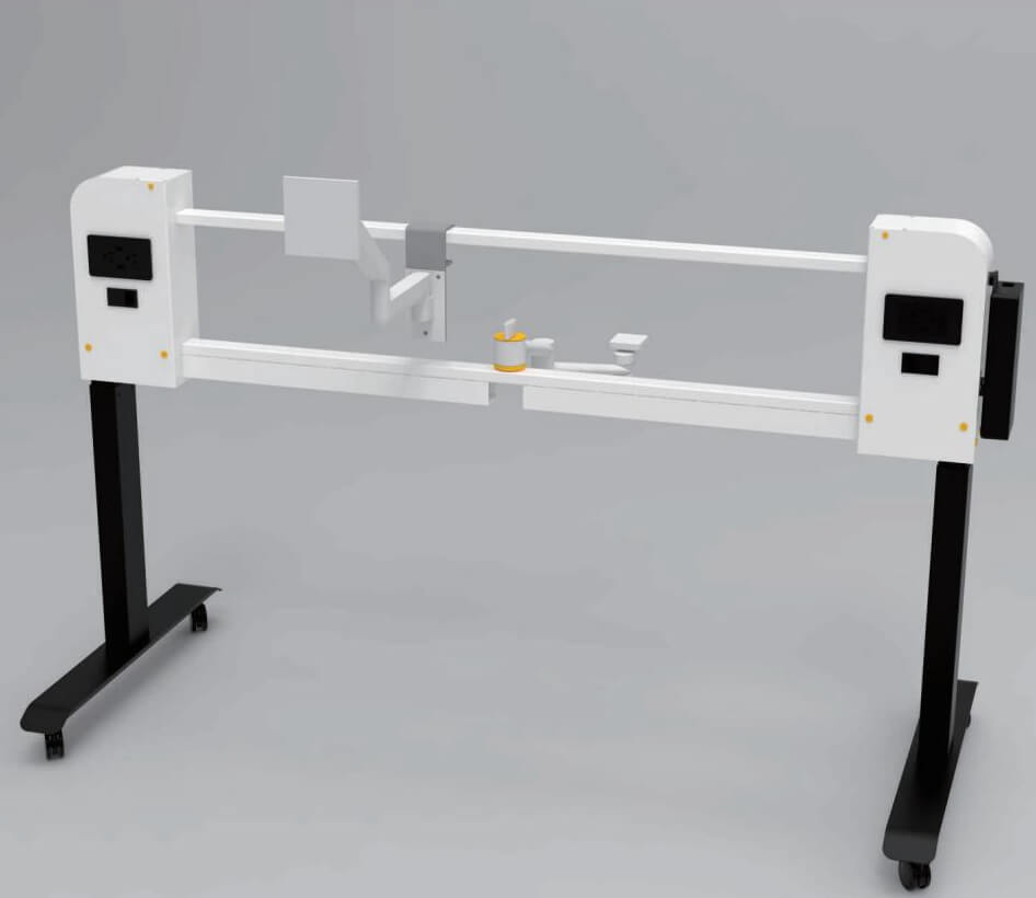 height adjustable mounting beam